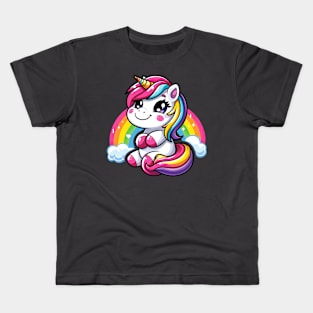 Unicorn S02 D54 Kids T-Shirt